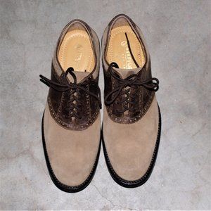Stafford Tan & Brown Shoes Men Size 9 #